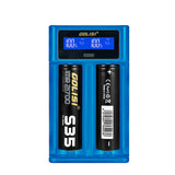 Golisi I2 LCD Display USB Port Smart Lite Battery Charger For Li-ion/Ni-mh/Ni-cd Battery 2Slots