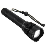 Tactical LED Flashlight Rechargeable 5 Modes Zoomable Waterproof Camping Hunting LED Torch Light