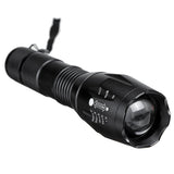 XANES T6 10W LED Flashlight Rechargeable 5 Modes Tactical Torch Light 18650 Battery US/EU/UK Plug