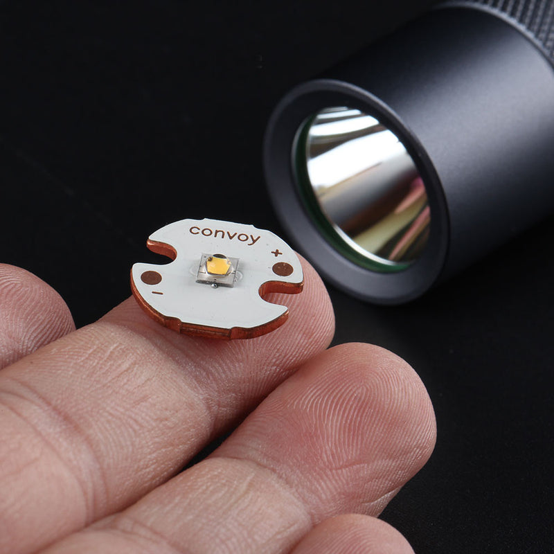 Gray Convoy S2+ SST20 2700K / 5000K / 6500K 7135*8 Firmware 18650 LED Flashlight