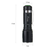 Elfeland 1201  T6 2000LM 5modes Zoomable LED Flashlight 18650/AAA