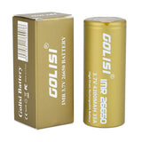 1PCS GOLISI S43 IMR26650 4300mah 35A Protected Rechargeable Plate Head High-drain 26650 Battery