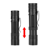 XANES® 1473 XHP50 Flashlight Telescopic Zoom 3 Modes USB Charging Torch Light Waterproof Hunting Portable Work Light 18650