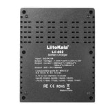 Liitokala Lii-402 Micro USB DC 5V 4Slots 18650/26650/16340/14500 Battery Charger 