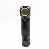 SHUOLIDE H6 XHP V6 1000Lumens 4Modes Dimming Multi-function Portable Headlamp + LED Flashlight 18650