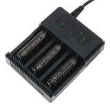 Trustfire TR-018 Intelligent Fast 3 Slots Li-ion Battery Charger LED Indicate for 23650 26650 21700 20700 14500 18650 18350 Battery