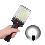 XANES® 869 LED Flashlight Magnet 90° Free Adjustable USB Charging Work Lamp Camping Hunting Portable Torch Light With Hook Up