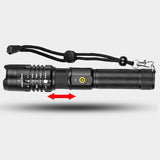 XANES® A85 XHP50 Flashlight 3 Modes Waterproof USB Chargeable Zoomable Work Lamp Camping Hunting Torch Light