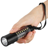 T6 LED COB 6 Modes USB Rechargeable 18650/14500 Flashlight Camping Hunting Emergency Warning Lamp