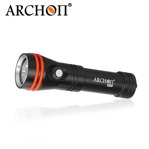 ARCHON D15VP 1300LM Two-in-One Professional Diving Video&Spot LED Flashlight 100M