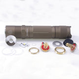 MARCH K3 XML2 1.5A Flashlight 3 Modes Waterproof 18650 Battery LED Light
