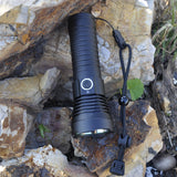 Coomas G7 T6 1100Lumens 4 Modes USB IPX6 Waterproof Portable LED Flashlight 26650 Battery