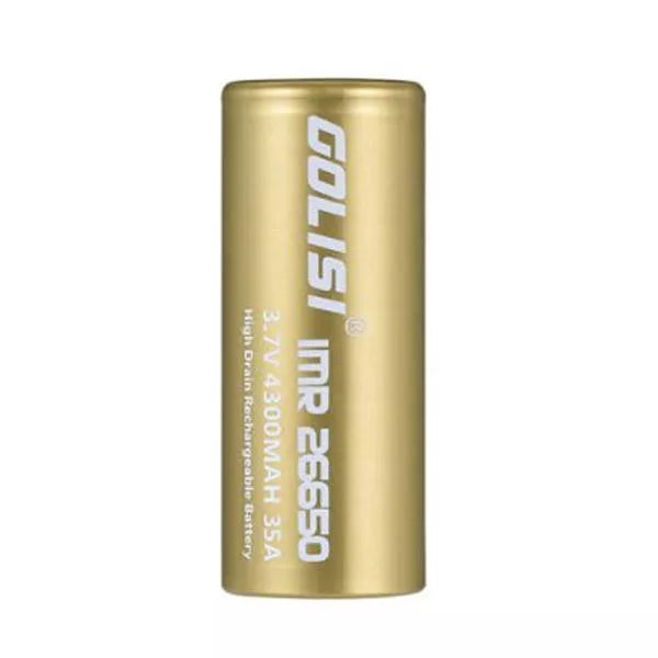 4PCS GOLISI S43 IMR26650 4300mah 35A Protected Rechargeable Plate Head High-drain 26650 Battery