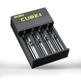 BASEN CUBE 4 Slots Battery Charger 18500/14650/16650/26650/21700 Charger With US/EU Plug