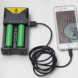 ADEASKA Q2 3A Intelligent Universal Smart Battery Charger for IMR/Li-ion Ni-MH/Ni-Cd Battery 18650