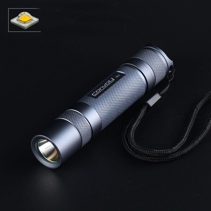 Gray Convoy S2+ SST20 2700K / 5000K / 6500K 7135*8 Firmware 18650 LED Flashlight
