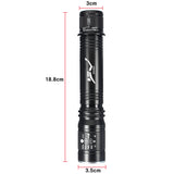 Elfeland D83  T6 1000LM 1Mode Zoomable Underwater LED Flashlight 30M