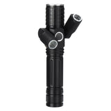 Three-head T6 1500LM Multifunction LED Flashlight 4 Modes Waterproof Hunting CampingTorch Light