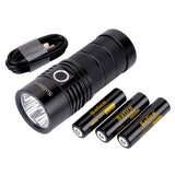 Sofirn SP36 BLF Q8 Mini 4x XP-L2 6000LM Q8 Driver Multiple Operation Procedure 2A Fast USB Rechargeable Flashlight