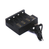 LiitoKala 16340 Battery Charger 3.6V/3.7V/4.2V 4 Slots USB Lithium-ion Battery Charger