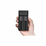 NITECORE UI2 Dual-Slot Intelligent USB Lithium-ion Battery Charger For 18650 18350 20700 21700 ETC