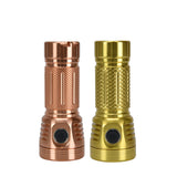 Astrolux MF01 Mini Limited Version Copper Brass 7* SST20 5500LM Type-C Rechargeable Campact EDC Flashlight 26650 21700 18650