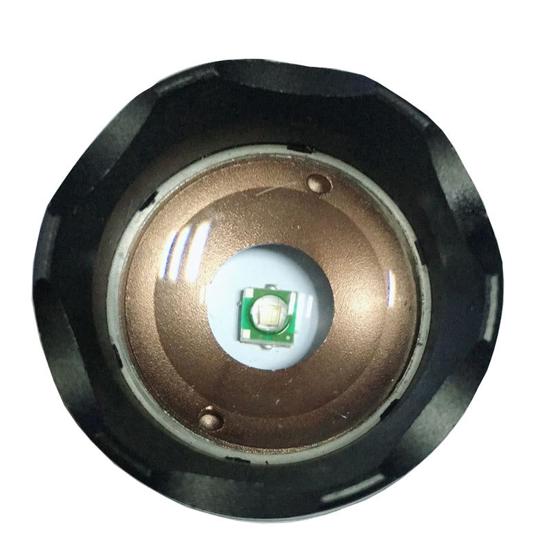 AloneFire E17 300Lumens Zoomable Long Range Green Light Flashlight Green Hunting Light Tactical Flashlight