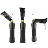 Round Shape XANES 190A 12x COB 4Colors 4Modes 180° Adjustable Head Magnetic Tail USB LED Flashlight