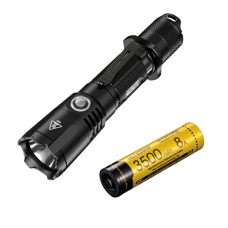 NITECORE MH25GTS XHP35 HD 1800LM 8Modes USB Rechargeable LED Flashlight + 3500mAh 18650 Battery
