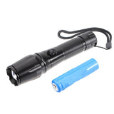 Elfeland  T6 2000lumens 5Modes Zoomable LED Flashlightt With 18650