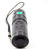 SHUOLIDE 1300C XHP70 3500Lumens 4Modes Dimming USB Rechargeable Portable LED Flashlight 18650