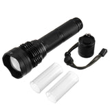 Tactical LED Flashlight Rechargeable 5 Modes Zoomable Waterproof Camping Hunting LED Torch Light