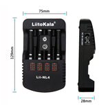 LiitoKala Lii-NL4 AA AAA 9V Ni-MH Ni-Cd Battery Charger US/EU Plug