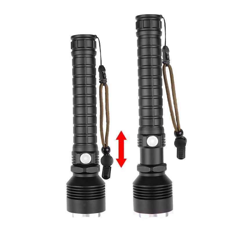 XANES® P515-2 XHP 70 Flashlight 5 Modes Waterproof USB Chargeable Zoomable Work Lamp Camping Hunting Torch Light