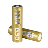 2PCS GOLISI G30 IMR18650 3000mah 25A High-drain Rechargeable 18650 Battery