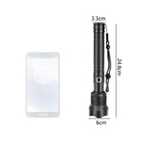 XANES 1287 Zoomable USB Rechargeable LED Flashlight XHP50 Highlight Telescopic Torch 26650 18650