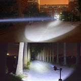 XANES C8 T6+COB LED 4 Modes Work Light Waterproof Tactical Hunting Camping Emergency Flashlight