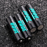 4 Pcs 3.7V 3000mAh 18650 Lithium Battery USB Rechargeable Flashlight Batteries With Protected Box