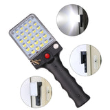 XANES® 869 LED Flashlight Magnet 90° Free Adjustable USB Charging Work Lamp Camping Hunting Portable Torch Light With Hook Up