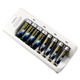 Sofirn 8 Slots Smart Battery Charger AA AAA NiMH NiCd Rechargeable Batteries US / EU Plug With Indicator Light