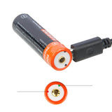 Nicron NRB-L750 750mAh/3.7V USB Rechargeable 14500 Protected Li-ion Battery with LED Indicator