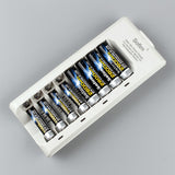 Sofirn 8 Slots Smart Battery Charger AA AAA NiMH NiCd Rechargeable Batteries US / EU Plug With Indicator Light