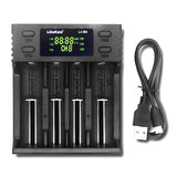 LiitoKala LII-S4 LCD Battery Charger 3.7V 18650 18350 18500 16340 21700 20700B 20700 14500 26650 1.2V AA AAA Smart Charger