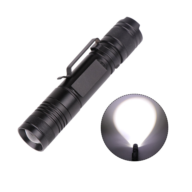 XANES® 1123A T6 LED 5 Modes Telescopic Zoom USB Rechargeable Flashlight 18650