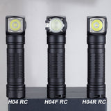 Skilhunt H04 RC XM-L2 1200lm USB Rechargeable Magnetic L-shape Flashlight Headlamp