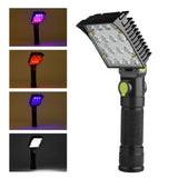 XANES 190B 16x COB 4Colors 4Modes  180° Adjustable Head Magnetic Tail USB LED Flashlight