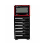 HXY-H6 6 Slot LCD Screen Smart Adjustable Charger 18650 17500 AA Li-ion / Ni-mh Battery Charger