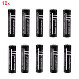 10pcs 3.7V 6000mAh 18650 Unprotected Rechargeable Li-ion Battery