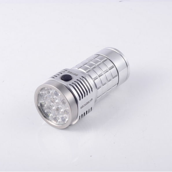Fireflies ROT66 Generation II Polished Raw Aluminium SST20/ Nichia/ XPL HI/ Osram 7000~10000Lumens + 45 degree TIR lens EDC LED Flashlight