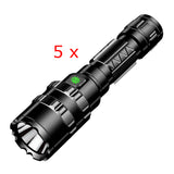 5pcs XANES 1102 L2 5Modes 1600 Lumens USB Rechargeable Camping Hunting LED Flashlight 18650